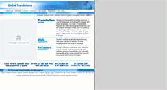 Desktop Screenshot of global-translation-services.com