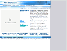 Tablet Screenshot of global-translation-services.com